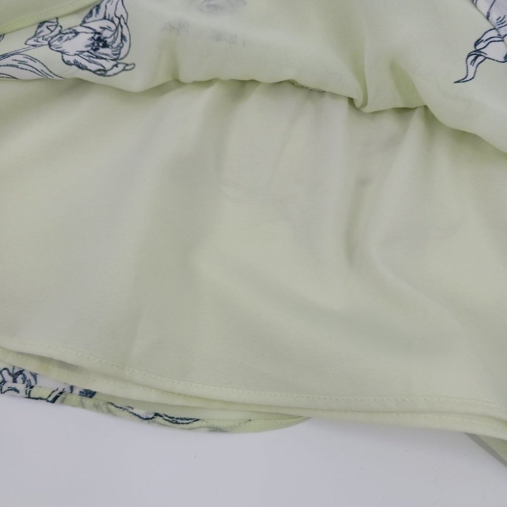 WOMENS BANANA REPUBLIC PETITE SMALL YELLOW FLORAL TOP - Picture 7 of 14